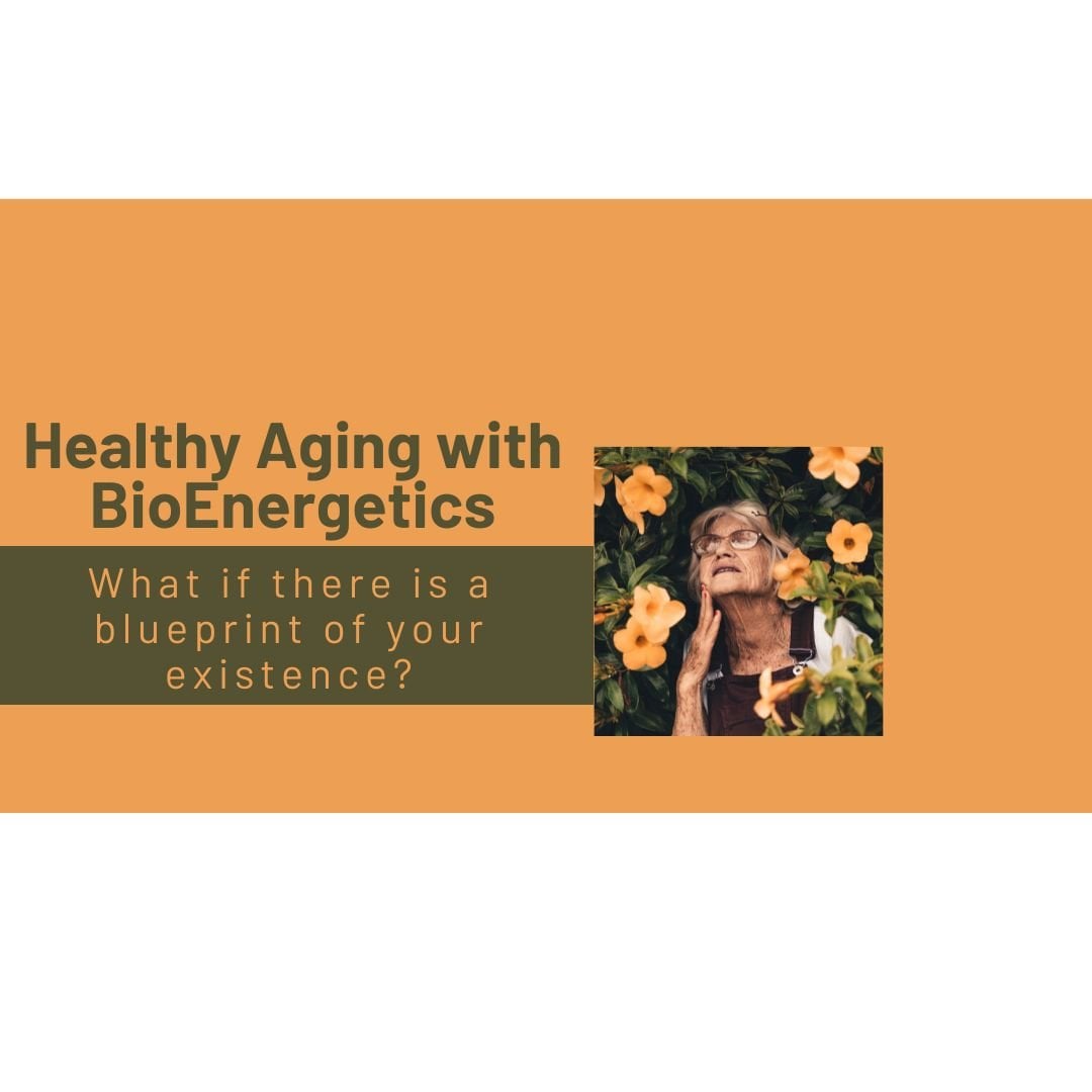 Healthy Aging with BioEnergetics - What if there is a blueprint of your existence?